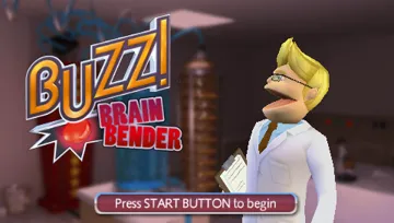 Buzz! Brain Bender (EU) screen shot title